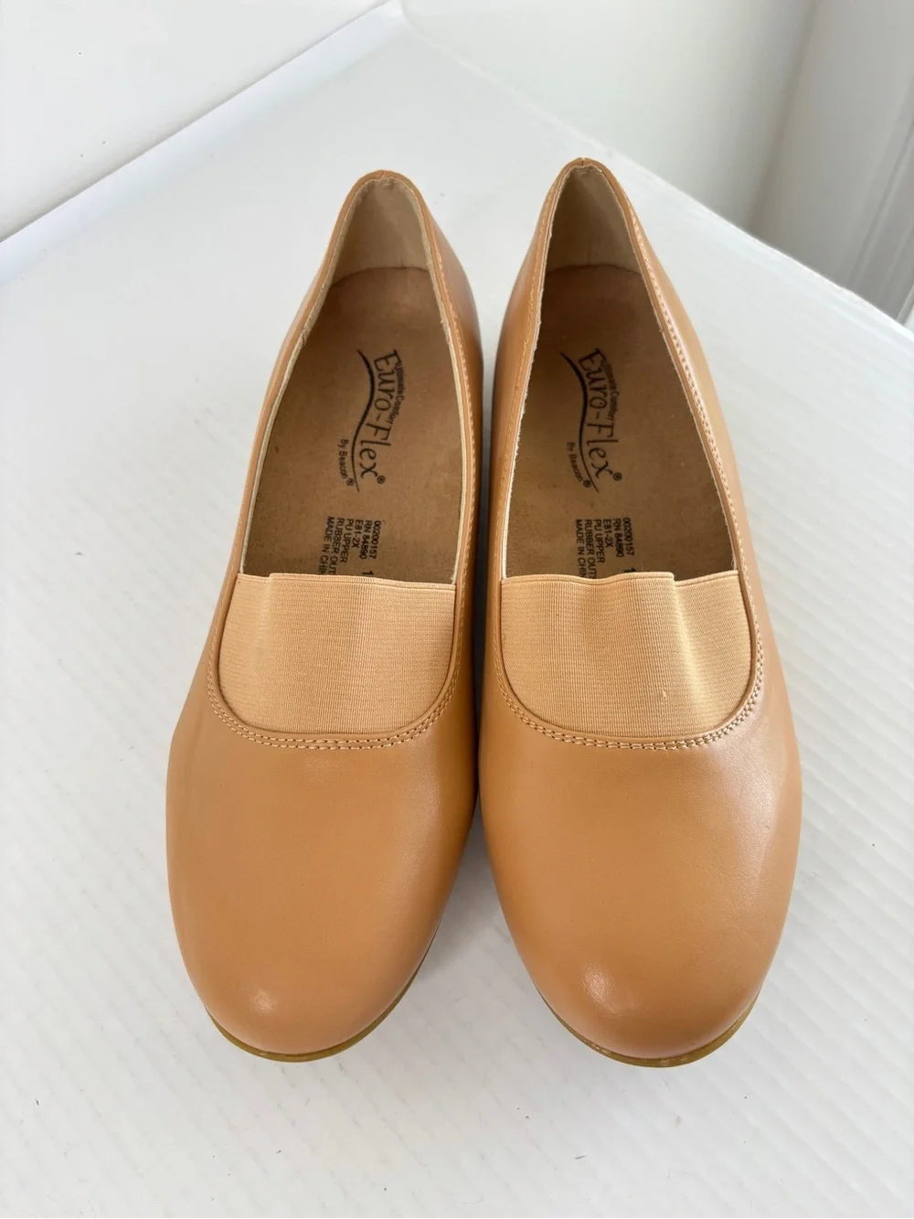 Beacon Euro-Flex Women's Adele Camel 10 M Slip On Ultimate Comfort Shoes NEW